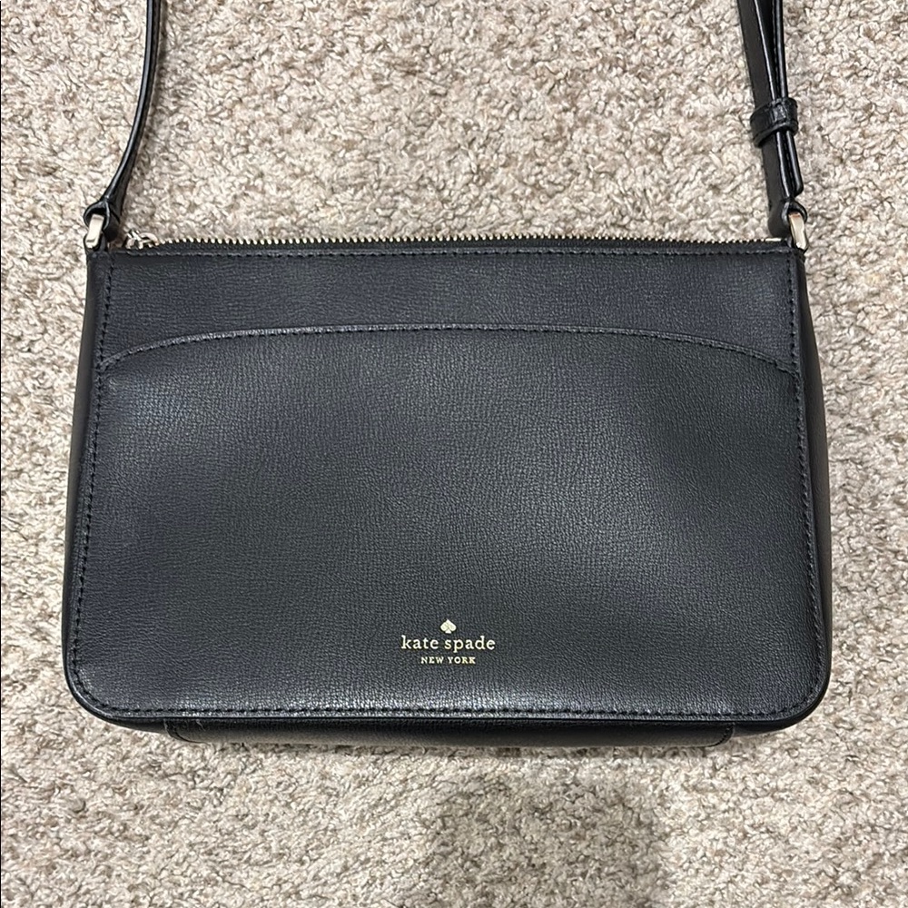 Kate Spade Black Leather Crossbody Bag